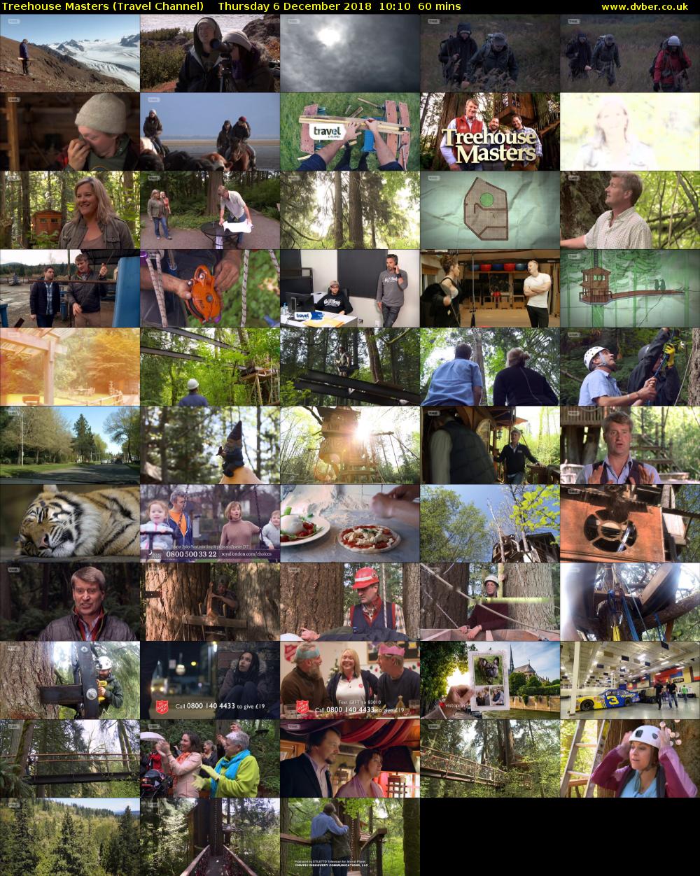 Treehouse Masters (Travel Channel) Thursday 6 December 2018 10:10 - 11:10