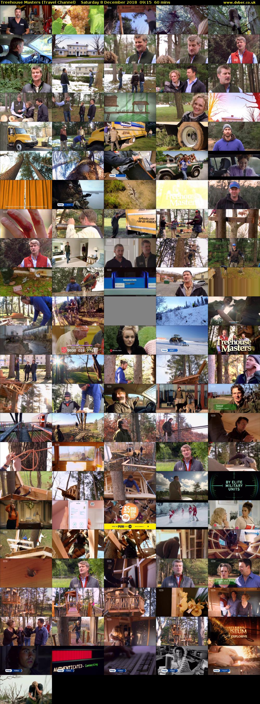 Treehouse Masters (Travel Channel) Saturday 8 December 2018 09:15 - 10:15