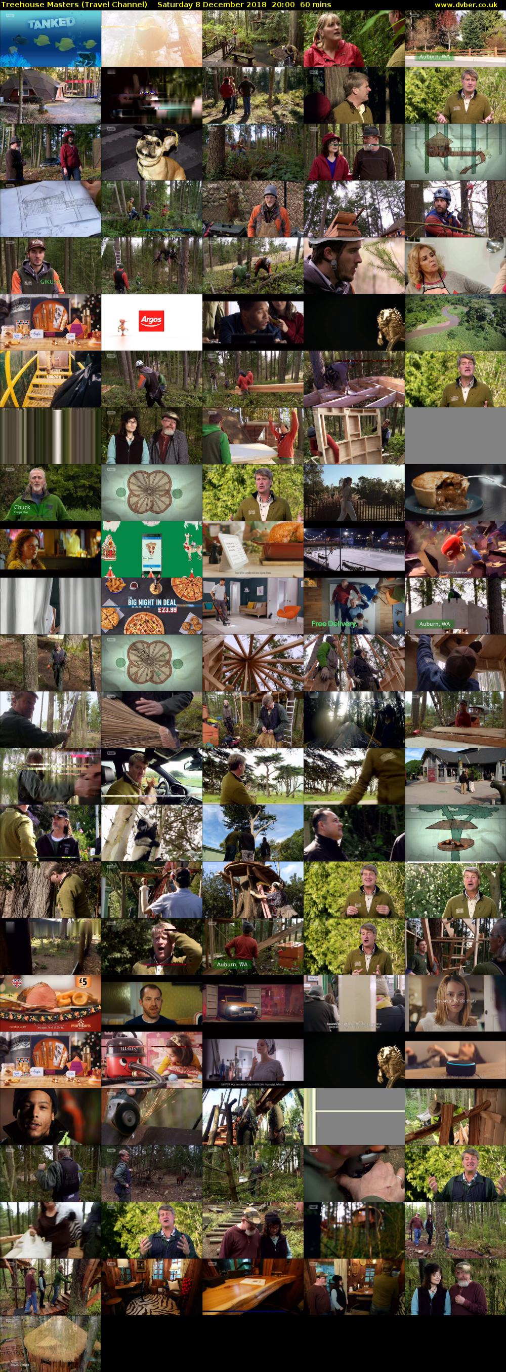 Treehouse Masters (Travel Channel) Saturday 8 December 2018 20:00 - 21:00