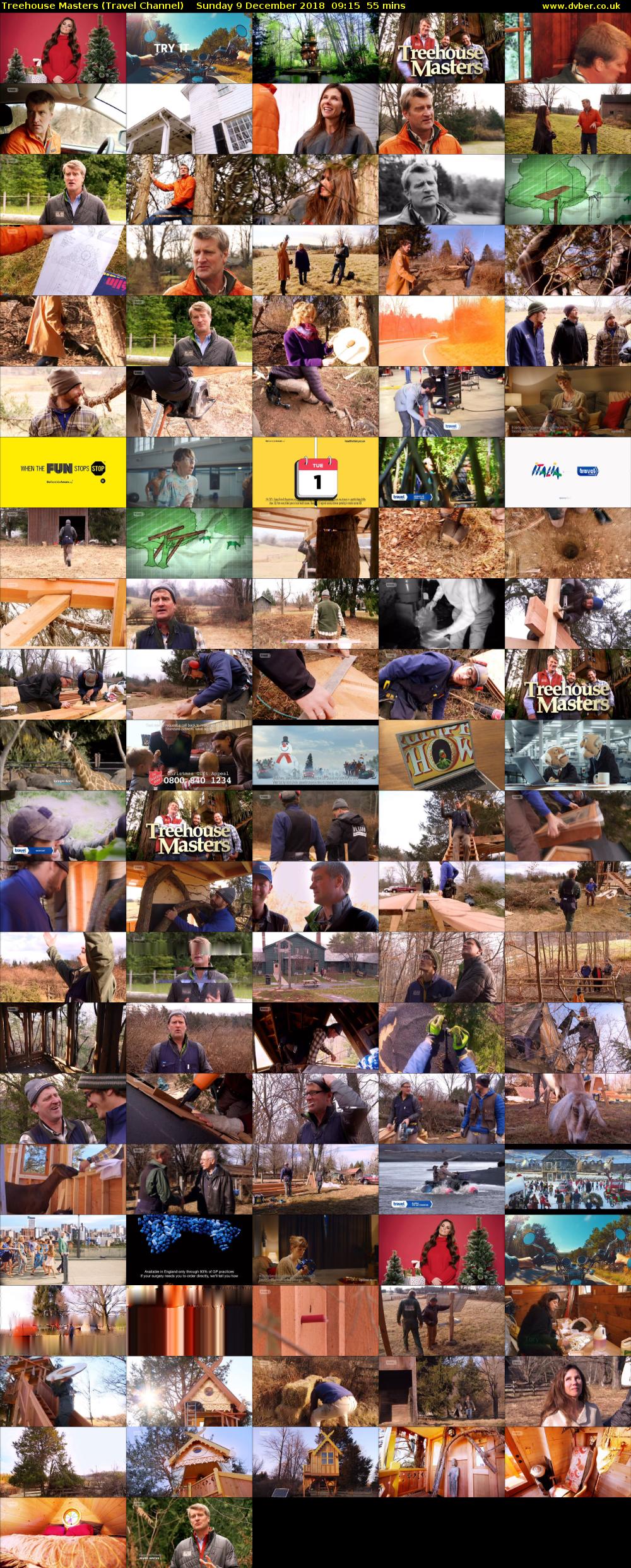 Treehouse Masters (Travel Channel) Sunday 9 December 2018 09:15 - 10:10