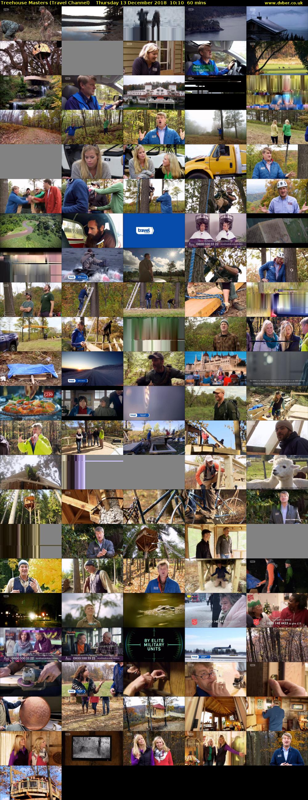 Treehouse Masters (Travel Channel) Thursday 13 December 2018 10:10 - 11:10