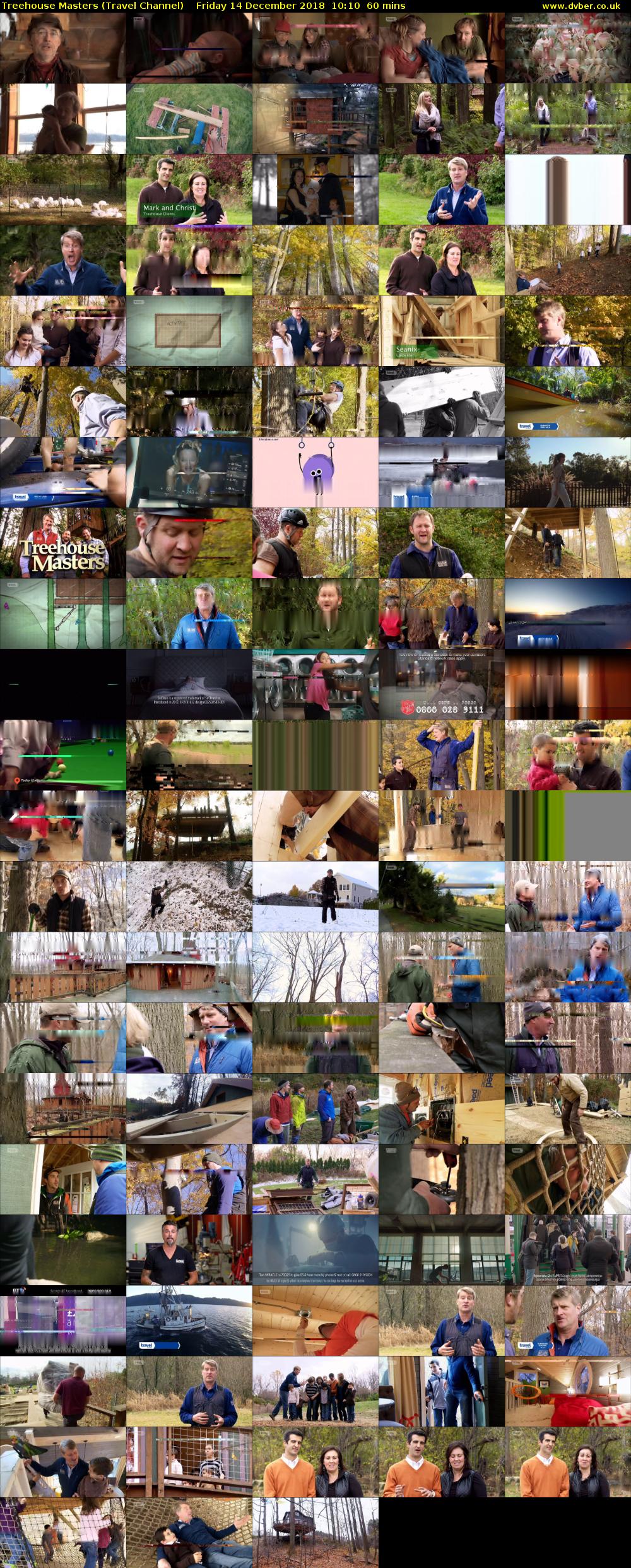 Treehouse Masters (Travel Channel) Friday 14 December 2018 10:10 - 11:10