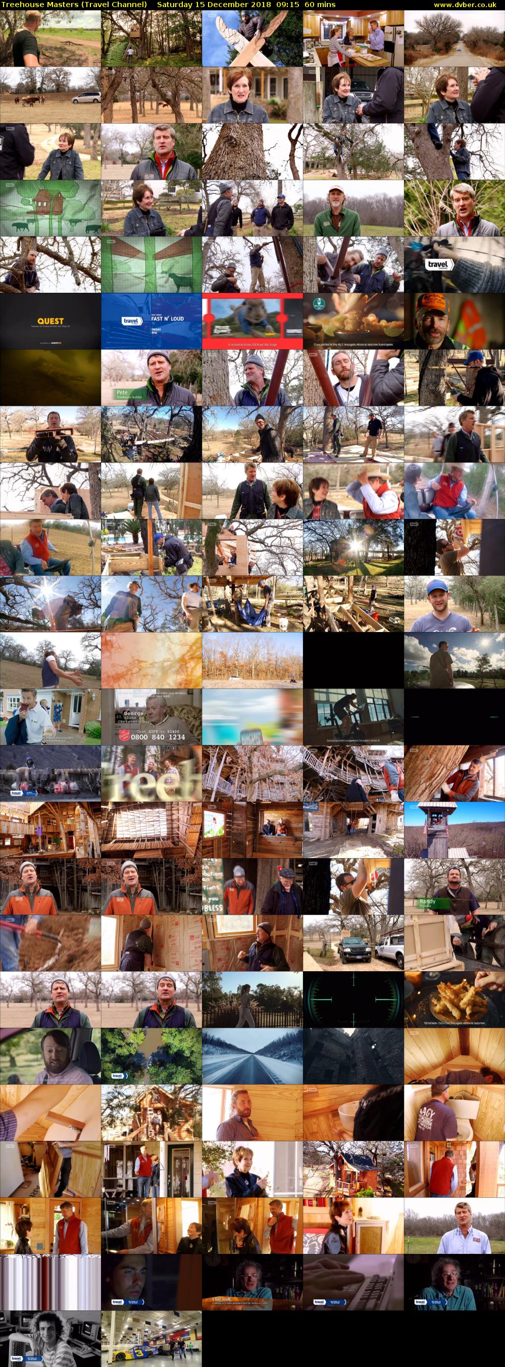 Treehouse Masters (Travel Channel) Saturday 15 December 2018 09:15 - 10:15