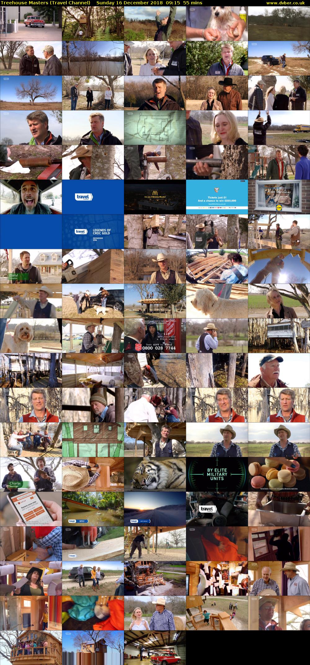 Treehouse Masters (Travel Channel) Sunday 16 December 2018 09:15 - 10:10