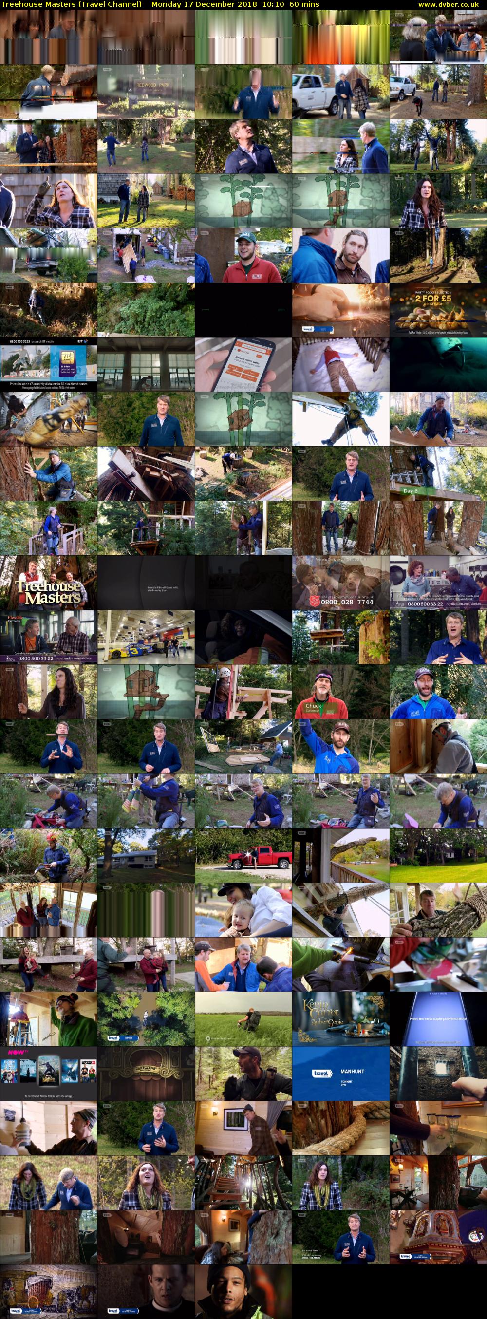Treehouse Masters (Travel Channel) Monday 17 December 2018 10:10 - 11:10