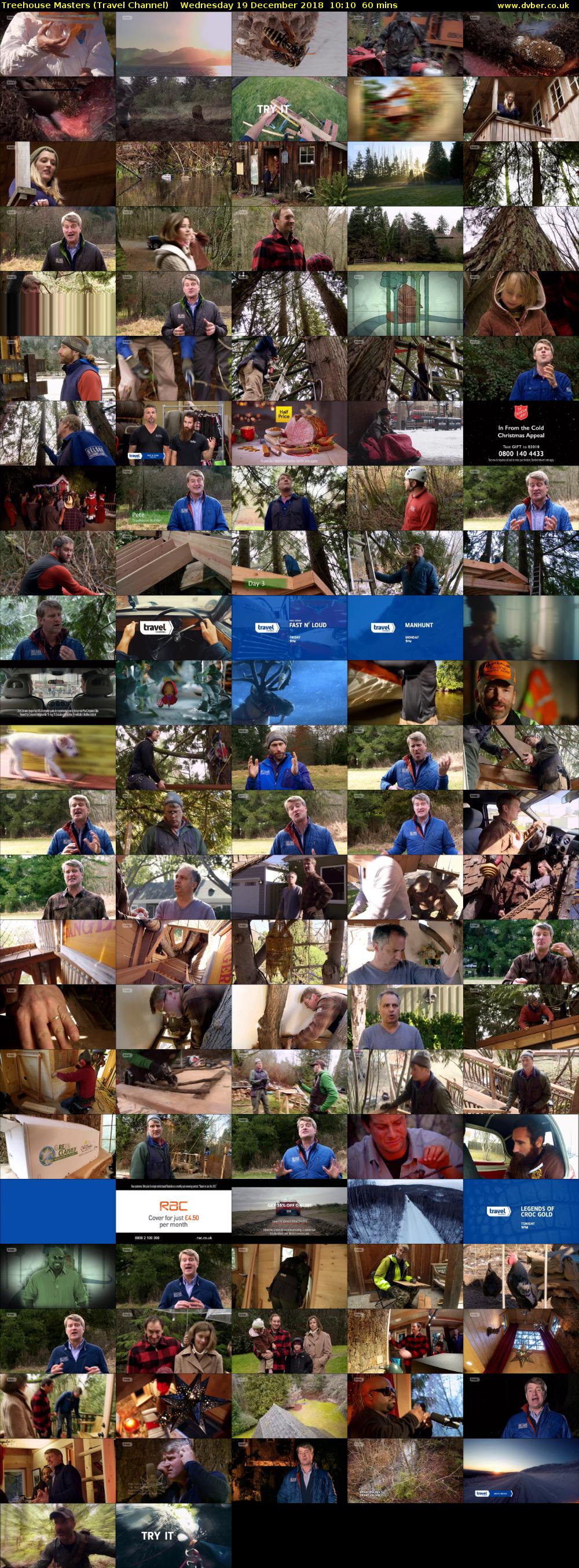 Treehouse Masters (Travel Channel) Wednesday 19 December 2018 10:10 - 11:10