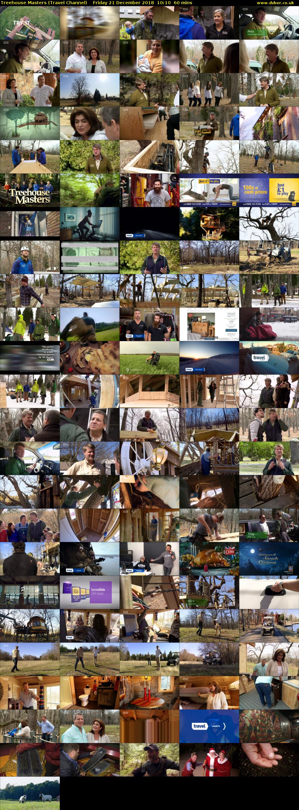 Treehouse Masters (Travel Channel) Friday 21 December 2018 10:10 - 11:10