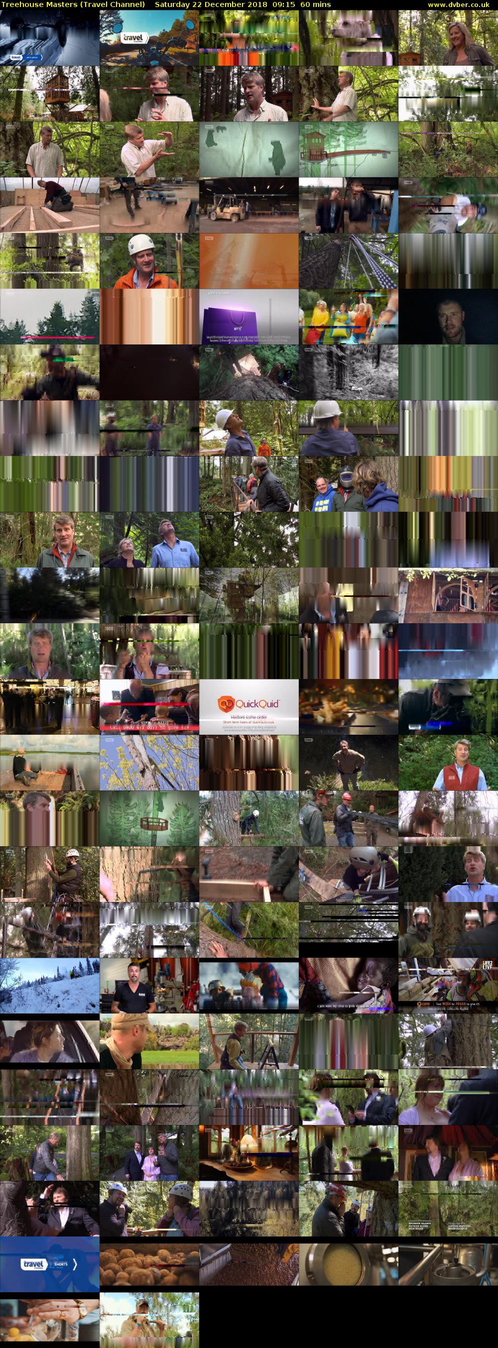 Treehouse Masters (Travel Channel) Saturday 22 December 2018 09:15 - 10:15