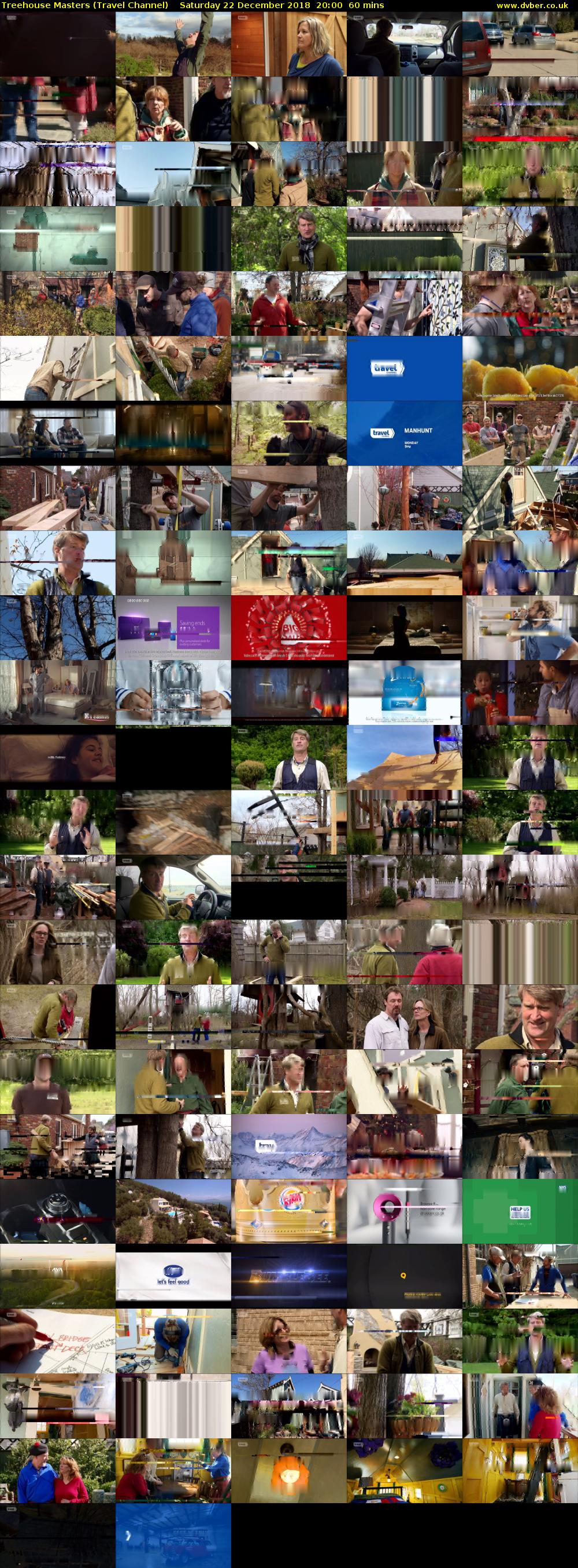 Treehouse Masters (Travel Channel) Saturday 22 December 2018 20:00 - 21:00