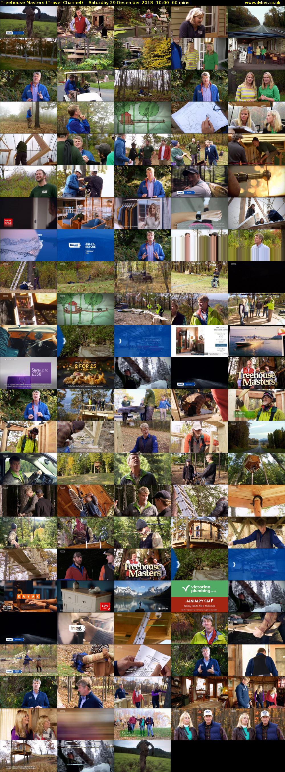 Treehouse Masters (Travel Channel) Saturday 29 December 2018 10:00 - 11:00