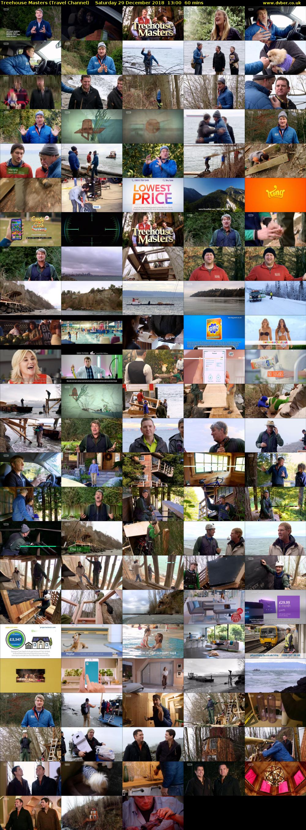 Treehouse Masters (Travel Channel) Saturday 29 December 2018 13:00 - 14:00