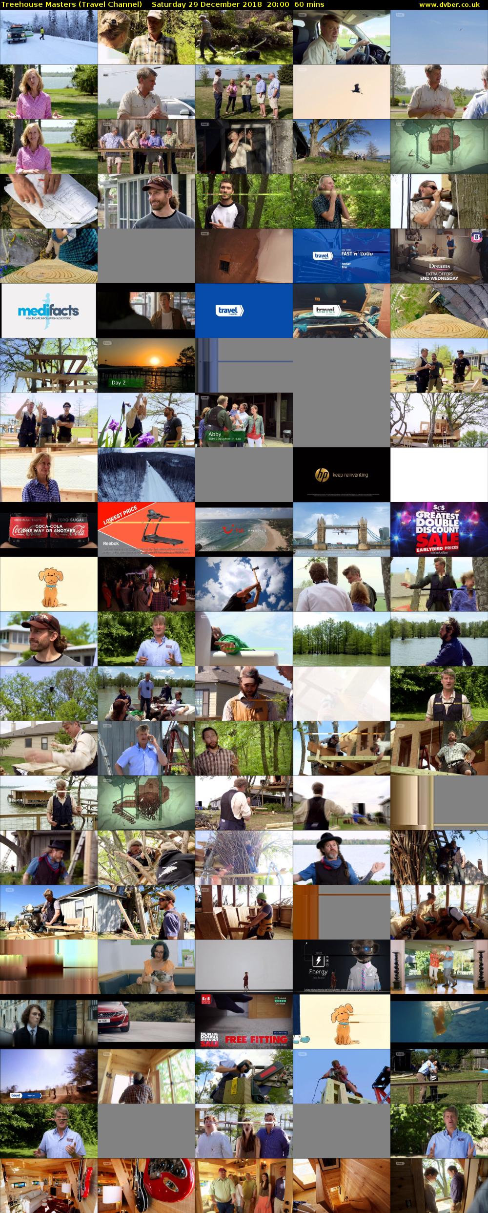 Treehouse Masters (Travel Channel) Saturday 29 December 2018 20:00 - 21:00