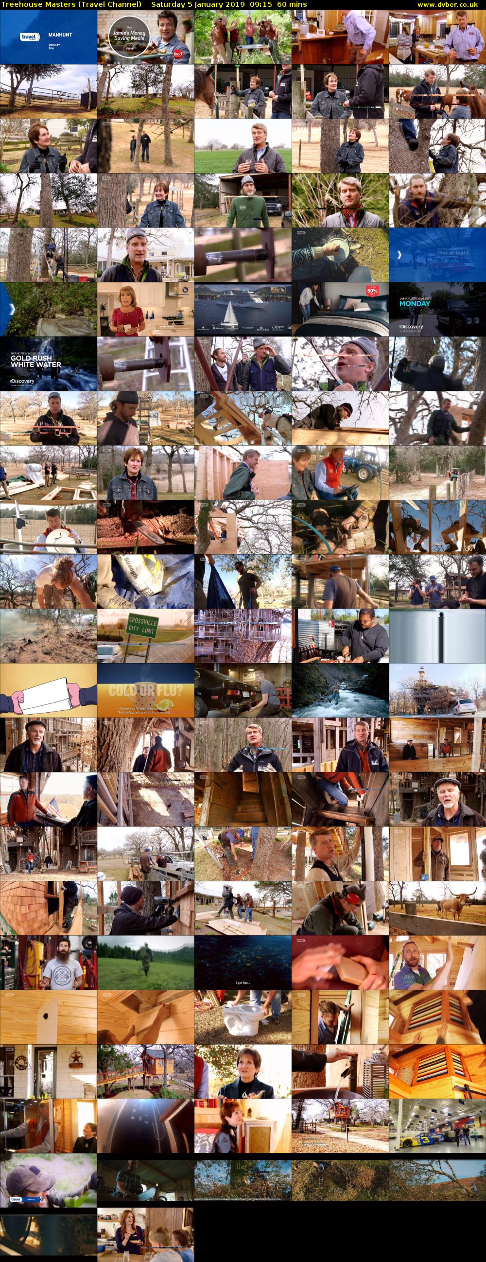 Treehouse Masters (Travel Channel) Saturday 5 January 2019 09:15 - 10:15