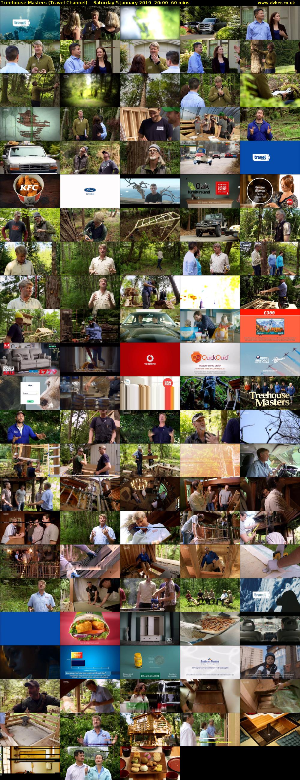 Treehouse Masters (Travel Channel) Saturday 5 January 2019 20:00 - 21:00