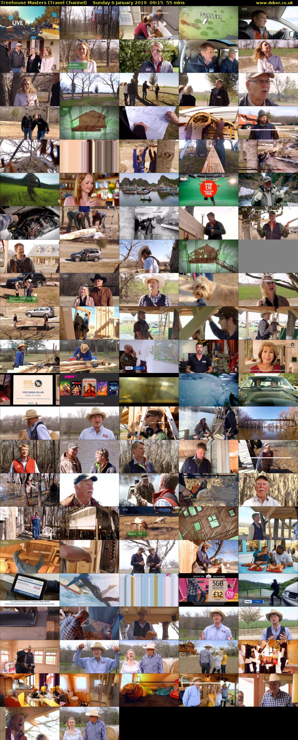 Treehouse Masters (Travel Channel) Sunday 6 January 2019 09:15 - 10:10