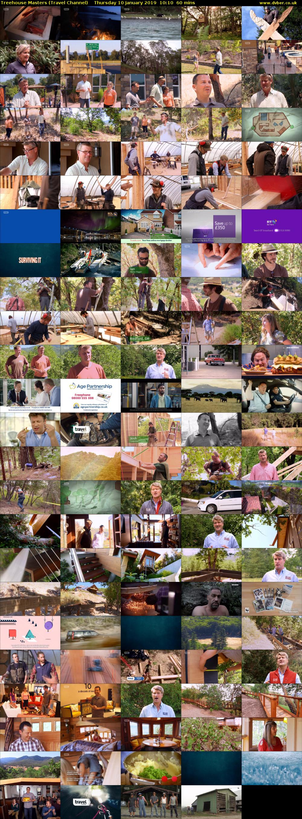 Treehouse Masters (Travel Channel) Thursday 10 January 2019 10:10 - 11:10