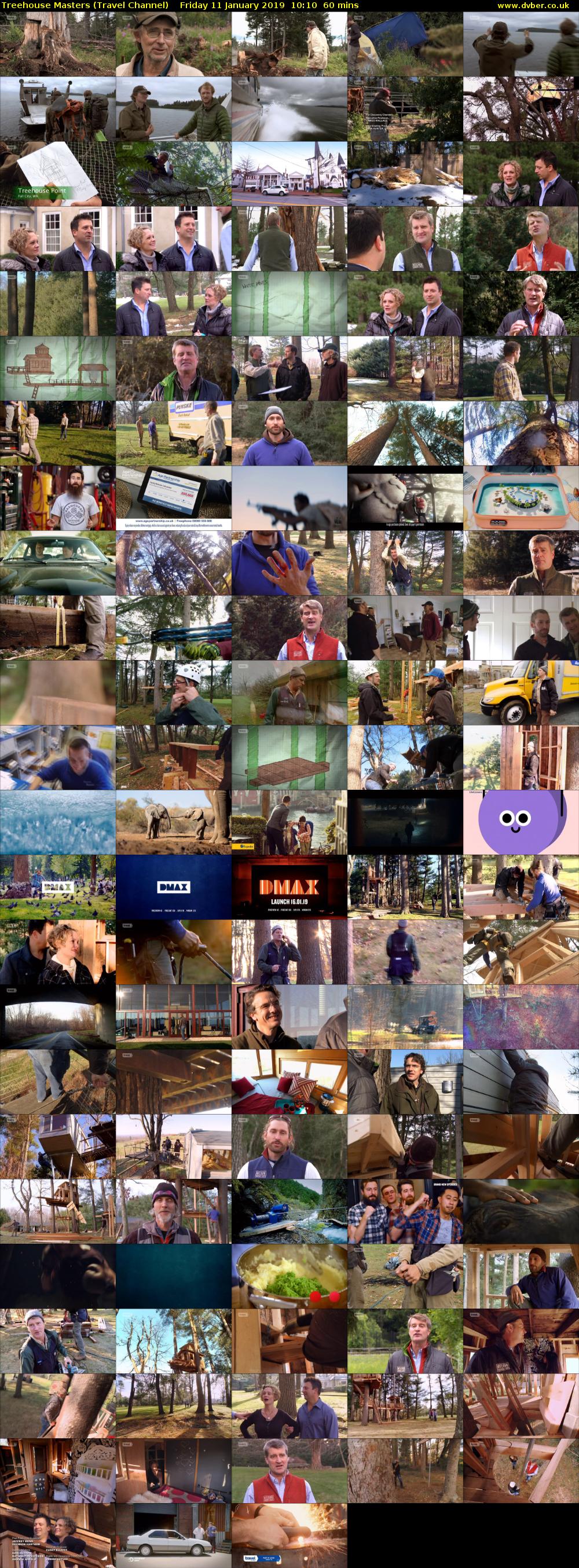 Treehouse Masters (Travel Channel) Friday 11 January 2019 10:10 - 11:10