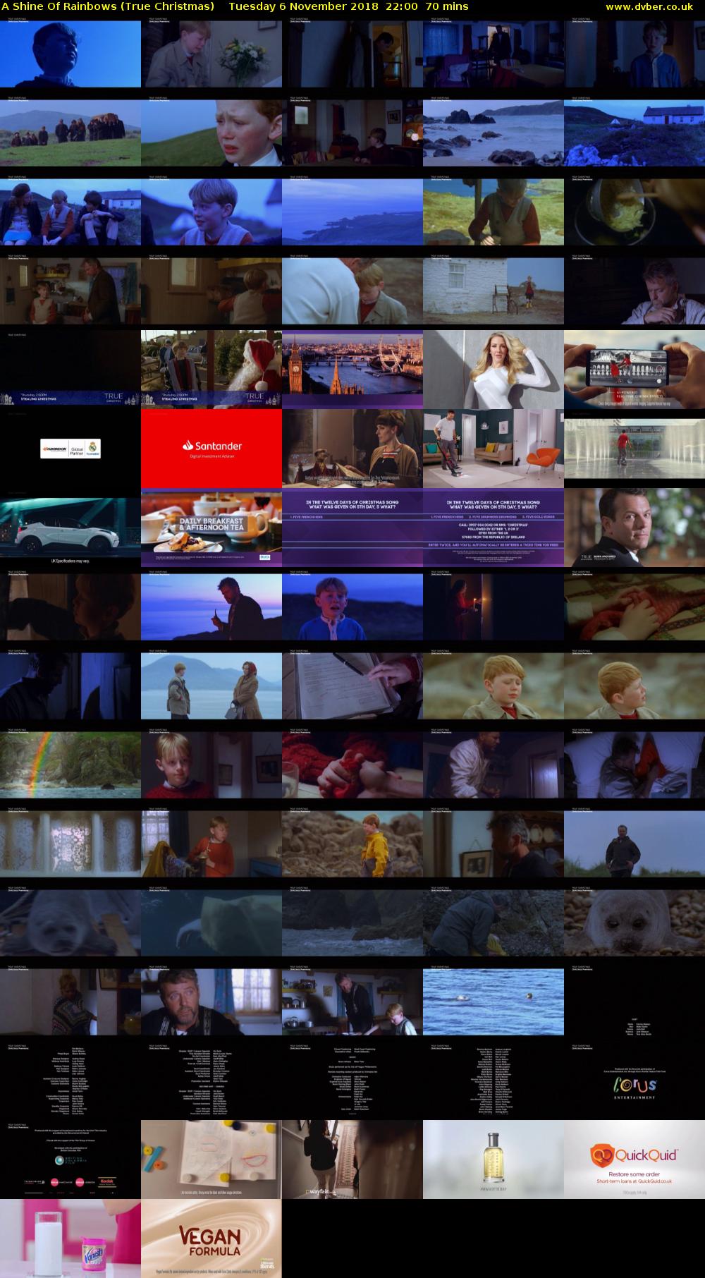 A Shine Of Rainbows (True Christmas) Tuesday 6 November 2018 22:00 - 23:10