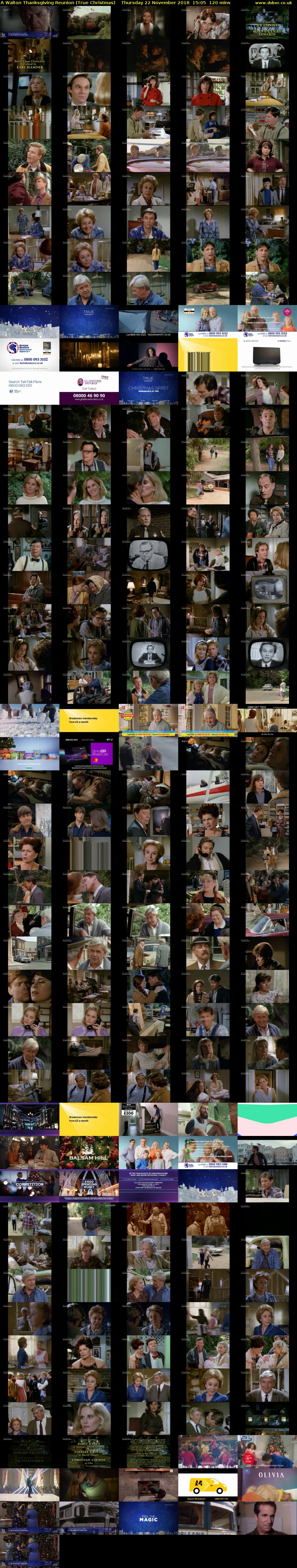 A Walton Thanksgiving Reunion (True Christmas) Thursday 22 November 2018 15:05 - 17:05