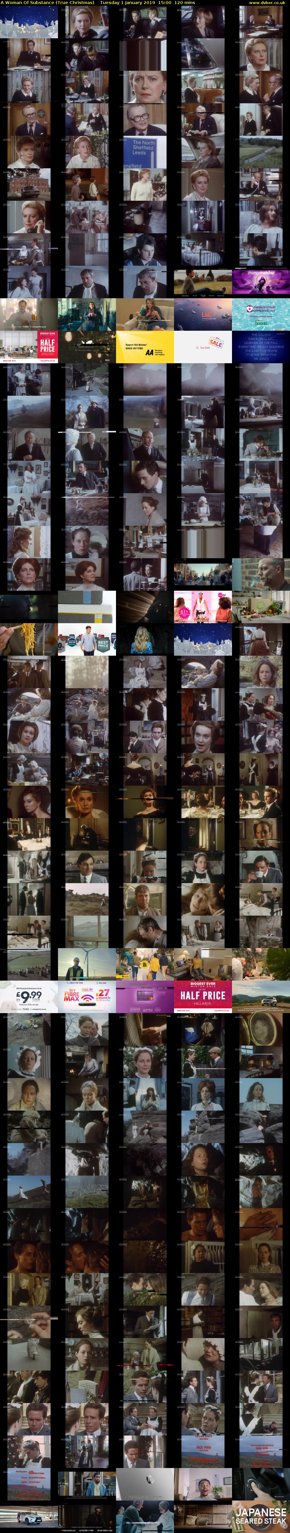 A Woman Of Substance (True Christmas) Tuesday 1 January 2019 15:00 - 17:00