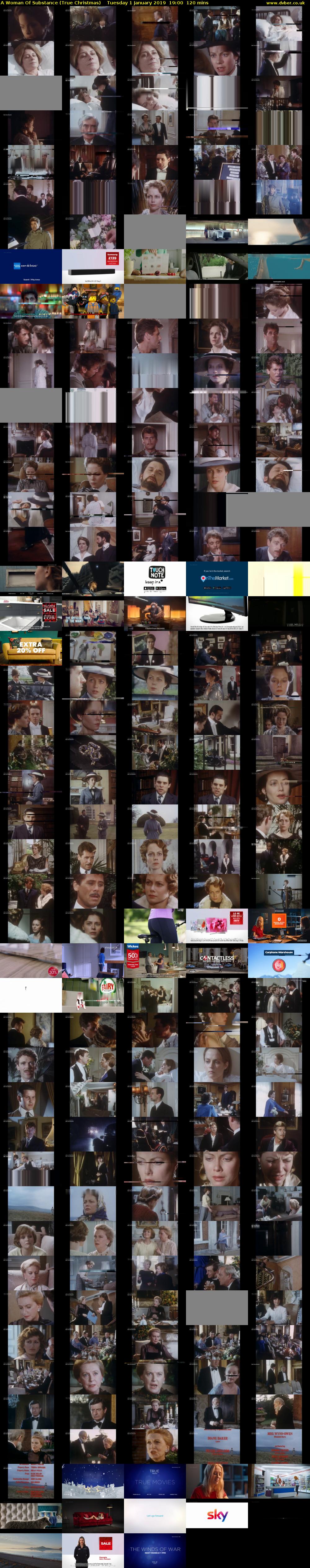 A Woman Of Substance (True Christmas) Tuesday 1 January 2019 19:00 - 21:00