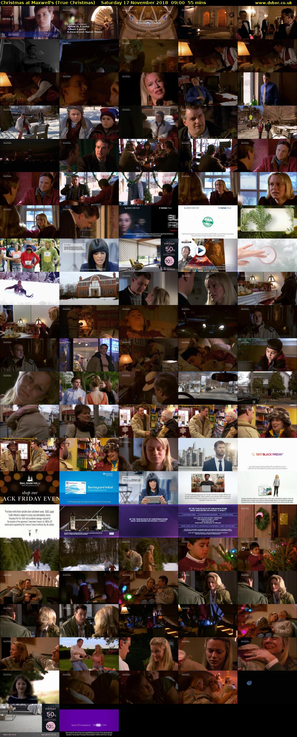 Christmas At Maxwell's (True Christmas) Saturday 17 November 2018 09:00 - 09:55