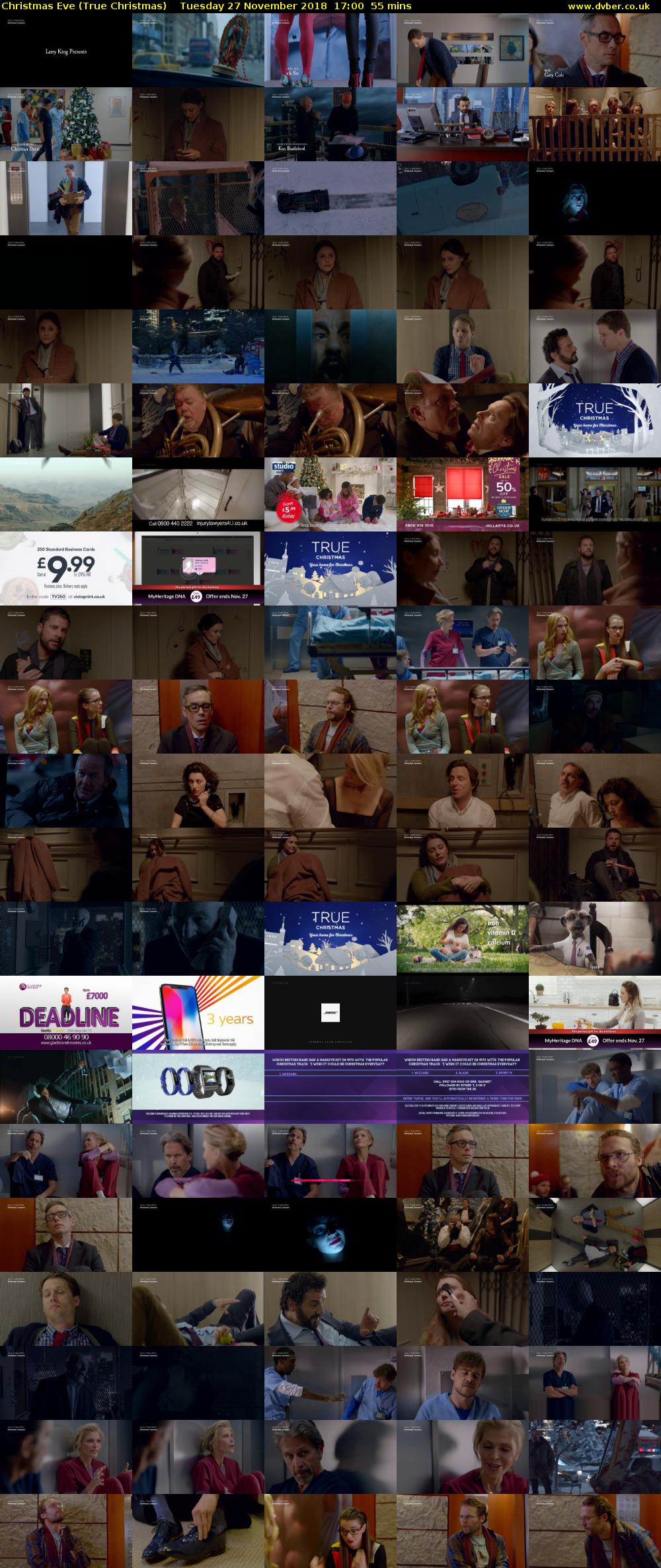 Christmas Eve (True Christmas) Tuesday 27 November 2018 17:00 - 17:55