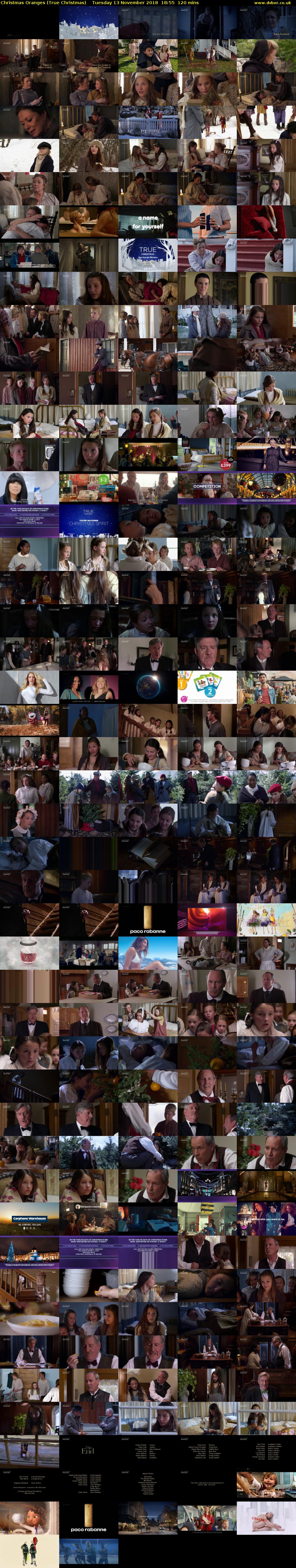 Christmas Oranges (True Christmas) Tuesday 13 November 2018 18:55 - 20:55