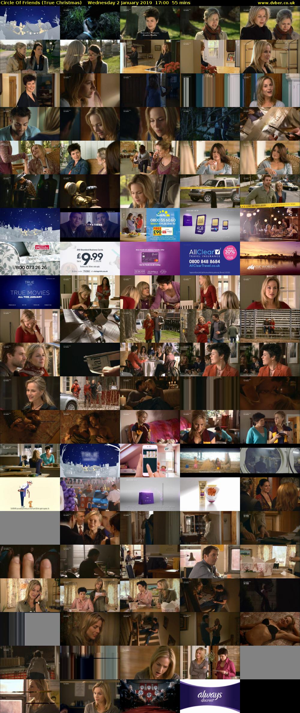 Circle Of Friends (True Christmas) Wednesday 2 January 2019 17:00 - 17:55