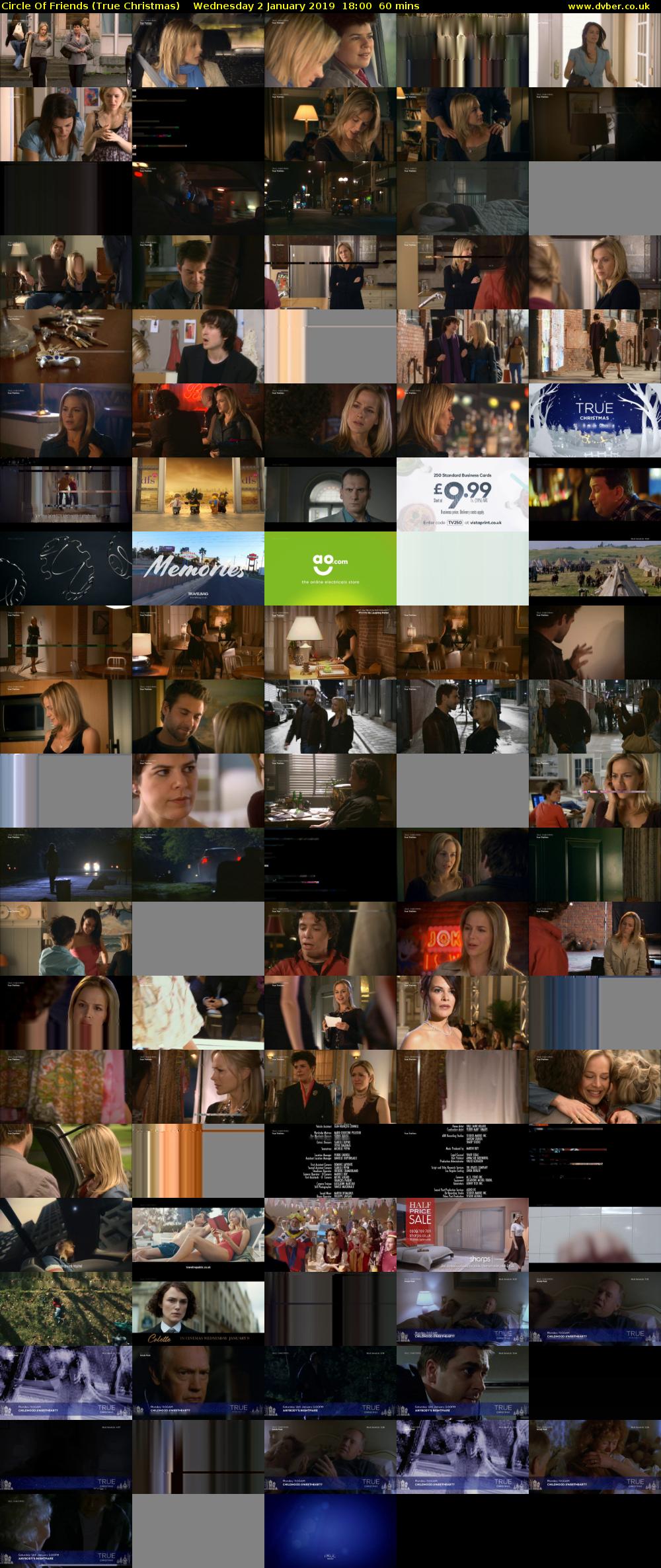 Circle Of Friends (True Christmas) Wednesday 2 January 2019 18:00 - 19:00