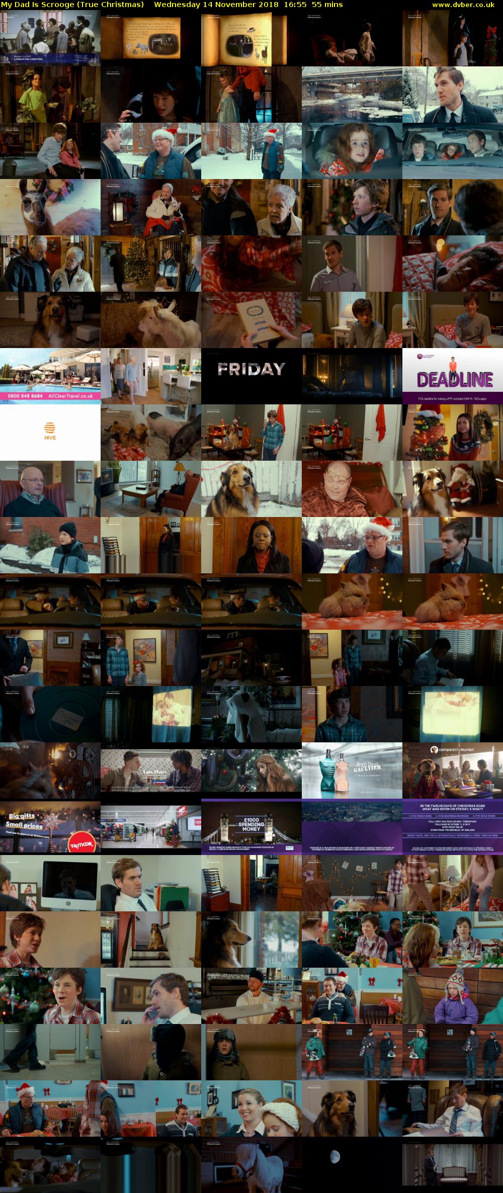 My Dad Is Scrooge (True Christmas) Wednesday 14 November 2018 16:55 - 17:50