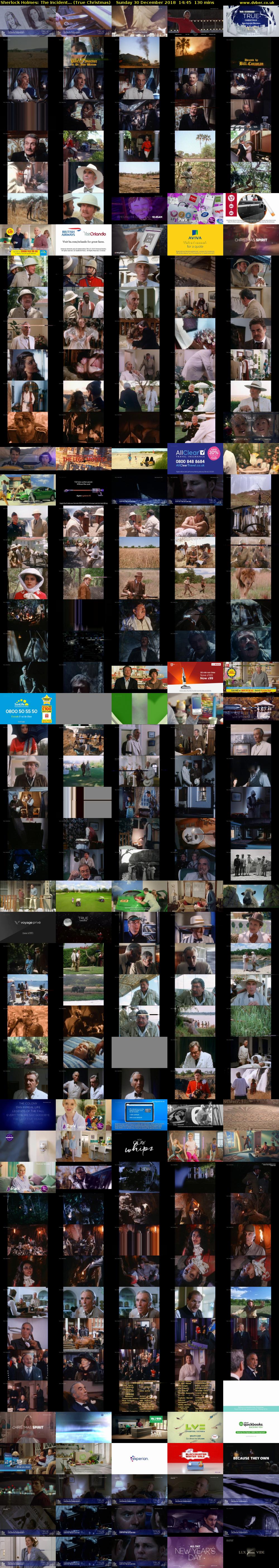 Sherlock Holmes: The Incident... (True Christmas) Sunday 30 December 2018 14:45 - 16:55