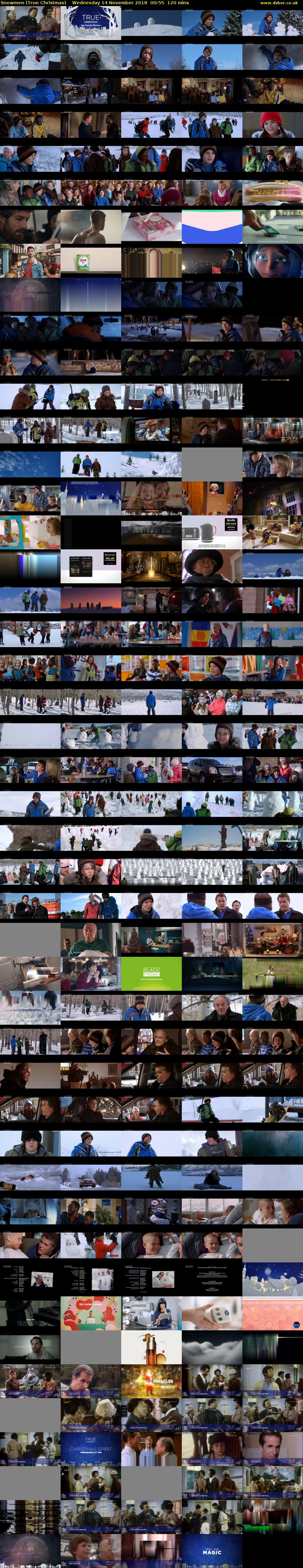 Snowmen (True Christmas) Wednesday 14 November 2018 00:55 - 02:55