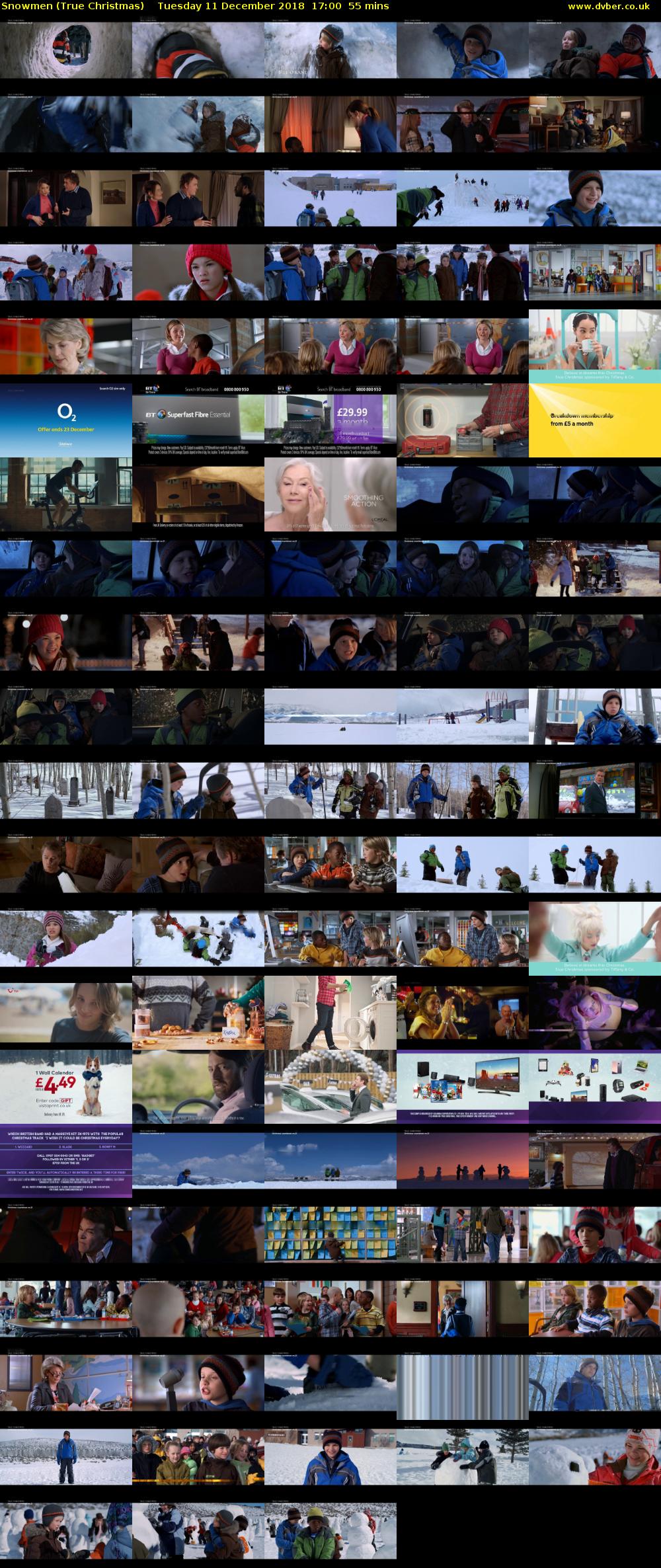 Snowmen (True Christmas) Tuesday 11 December 2018 17:00 - 17:55