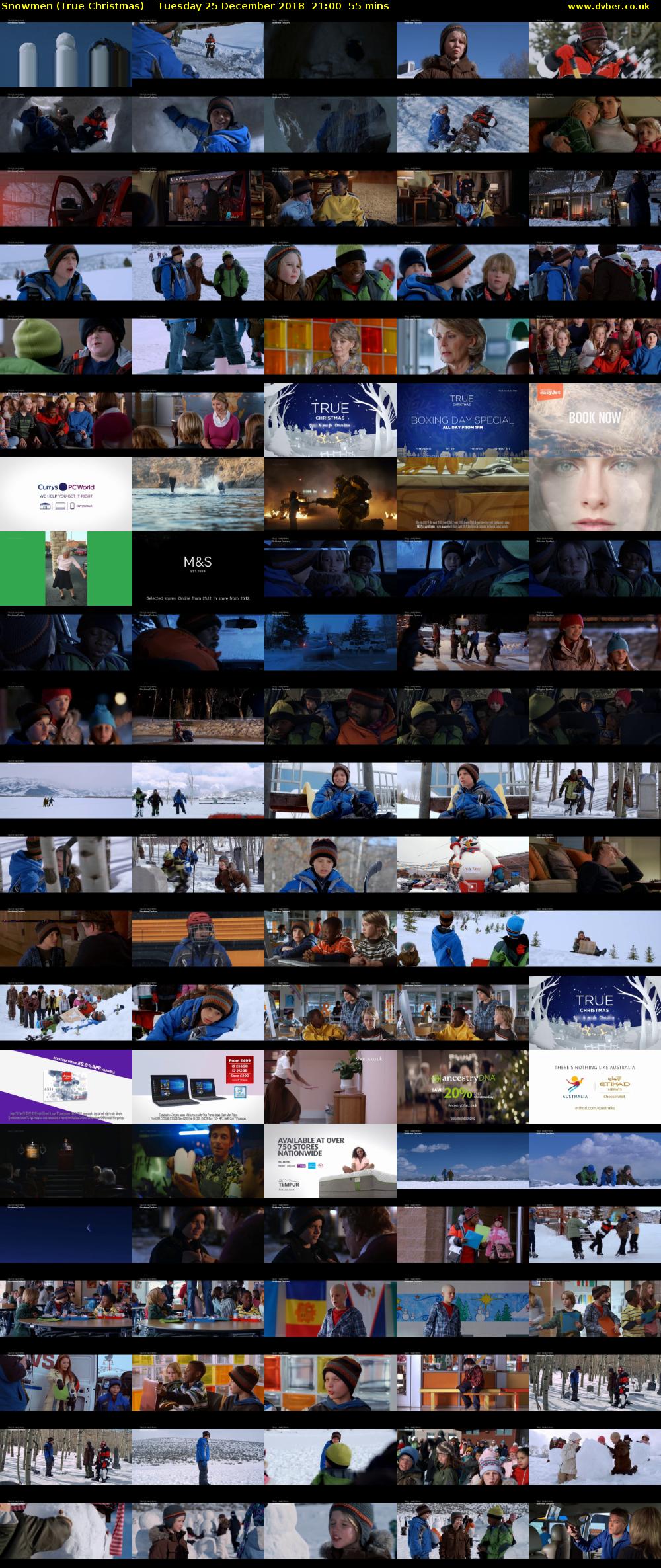 Snowmen (True Christmas) Tuesday 25 December 2018 21:00 - 21:55