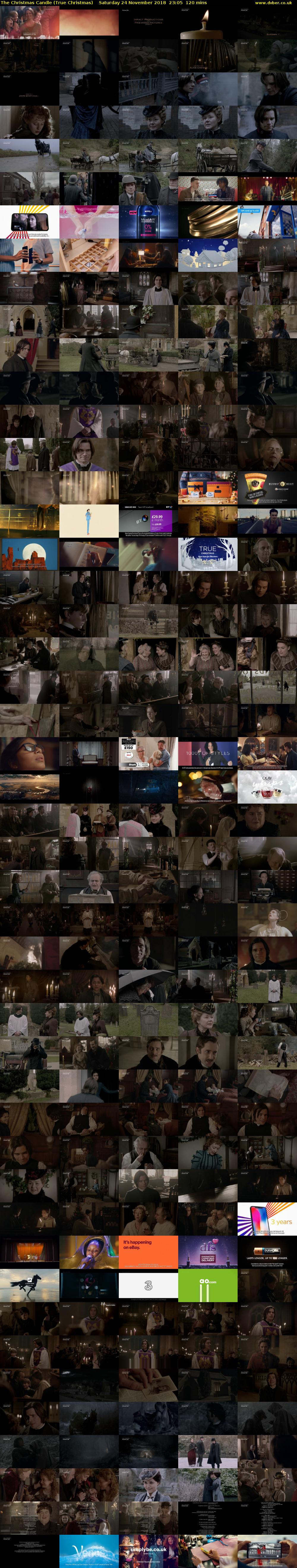 The Christmas Candle (True Christmas) Saturday 24 November 2018 23:05 - 01:05