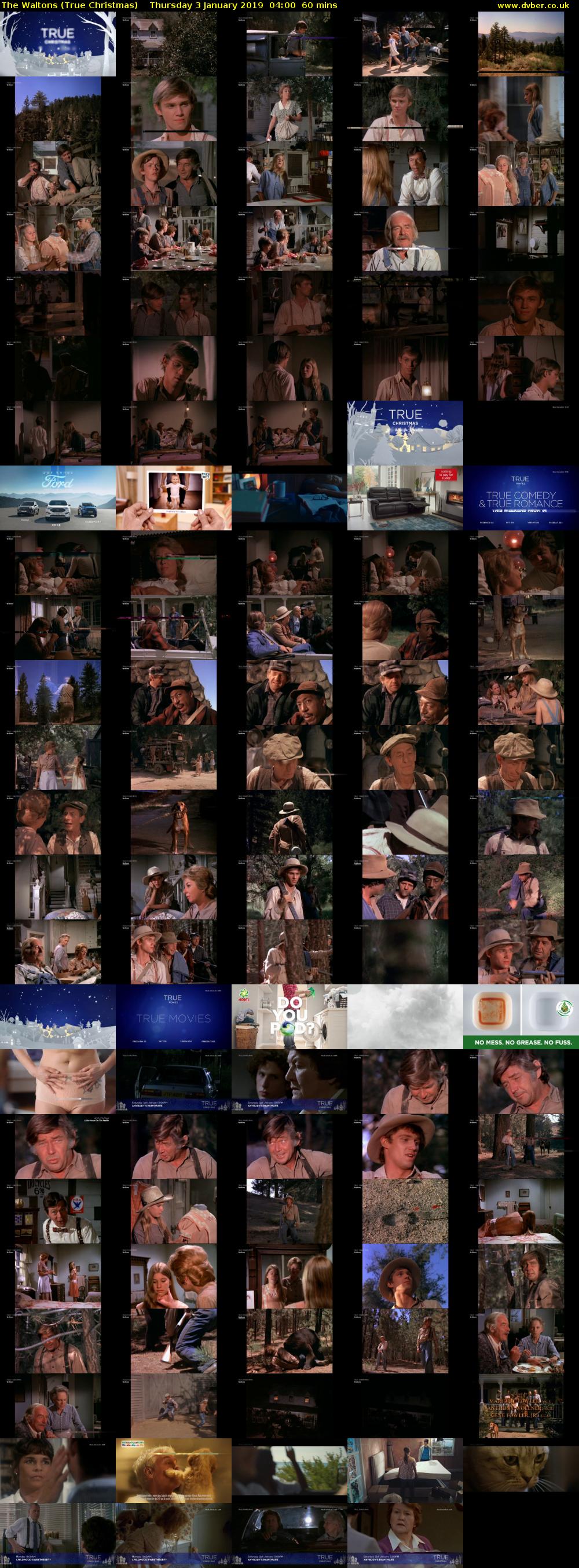 The Waltons (True Christmas) Thursday 3 January 2019 04:00 - 05:00