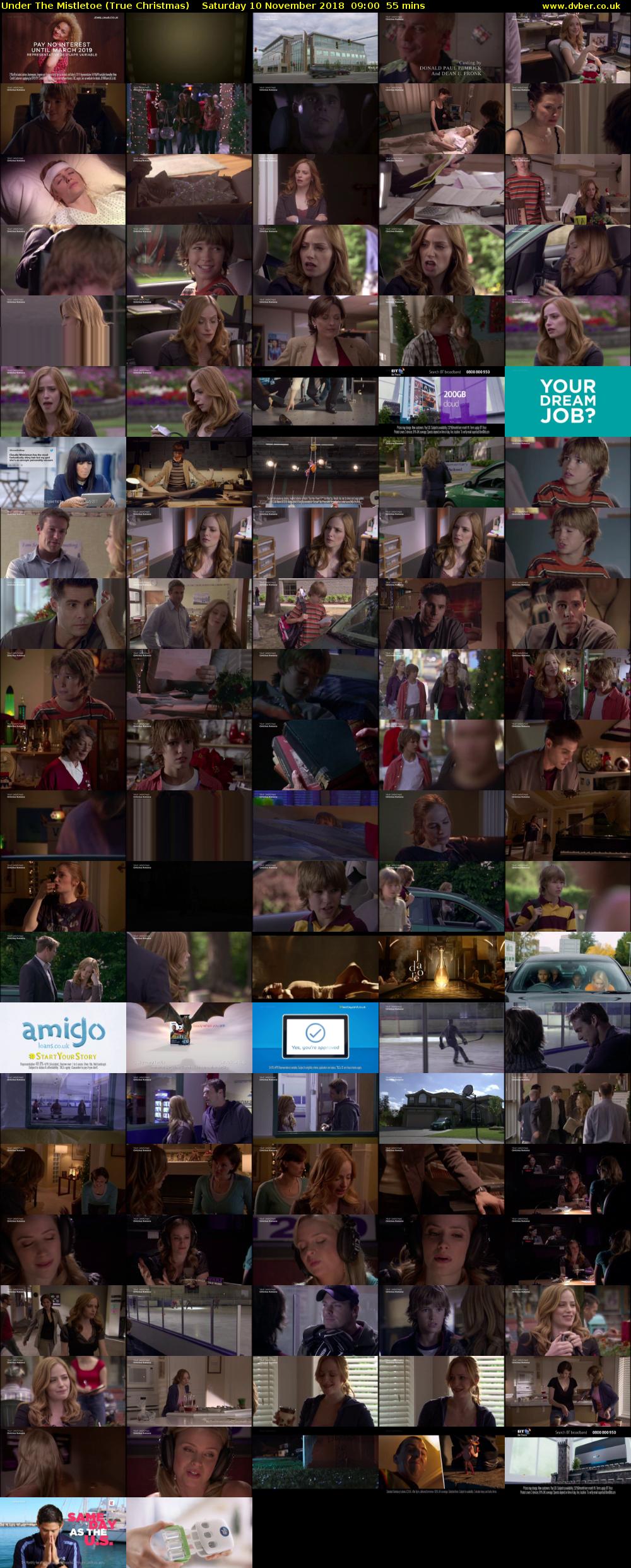 Under The Mistletoe (True Christmas) Saturday 10 November 2018 09:00 - 09:55