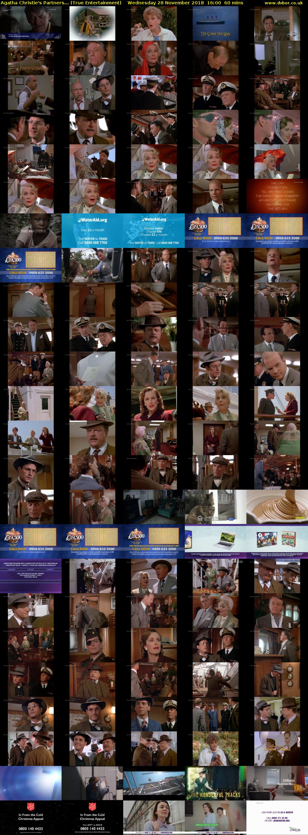 Agatha Christie's Partners... (True Entertainment) Wednesday 28 November 2018 16:00 - 17:00