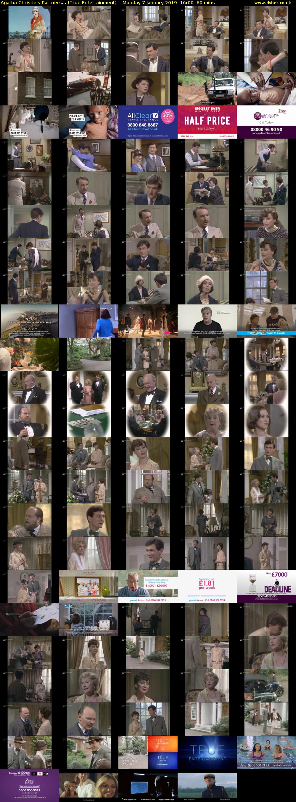 Agatha Christie's Partners... (True Entertainment) Monday 7 January 2019 16:00 - 17:00