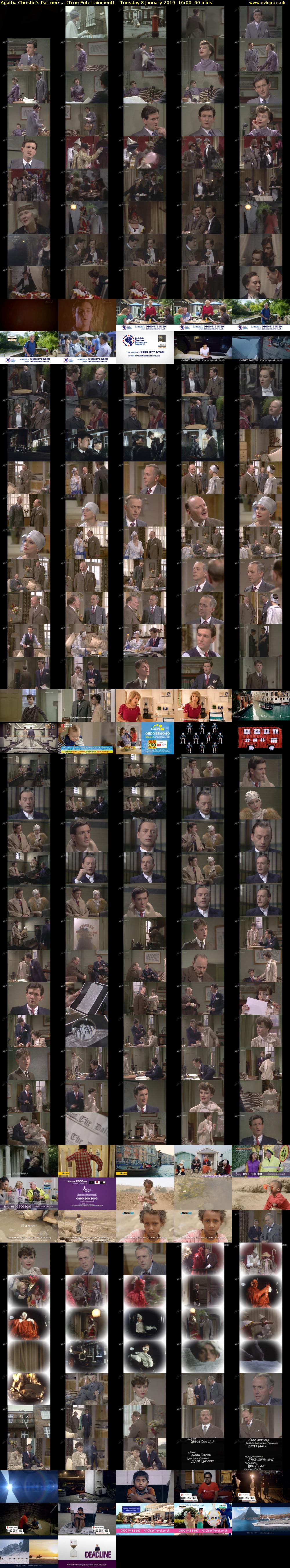 Agatha Christie's Partners... (True Entertainment) Tuesday 8 January 2019 16:00 - 17:00