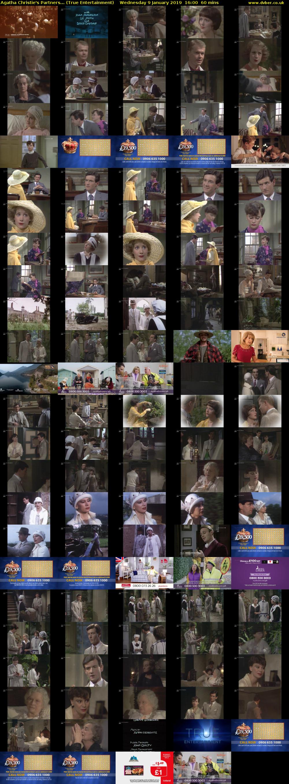 Agatha Christie's Partners... (True Entertainment) Wednesday 9 January 2019 16:00 - 17:00