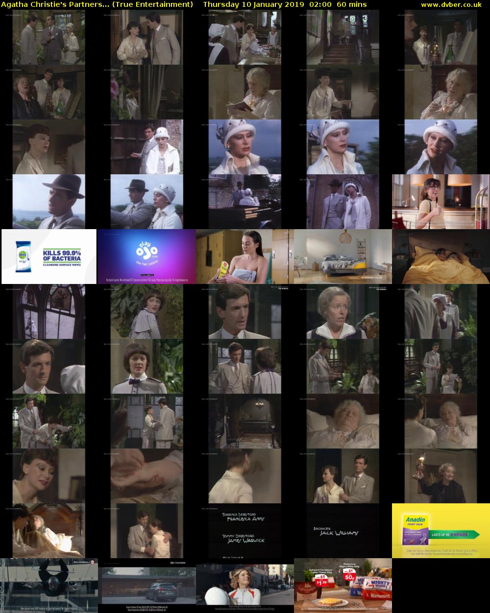 Agatha Christie's Partners... (True Entertainment) Thursday 10 January 2019 02:00 - 03:00