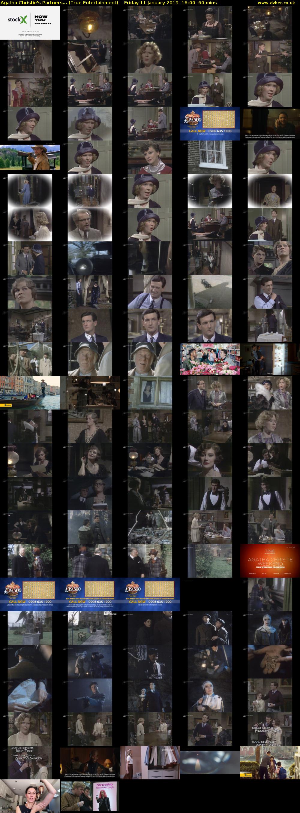 Agatha Christie's Partners... (True Entertainment) Friday 11 January 2019 16:00 - 17:00