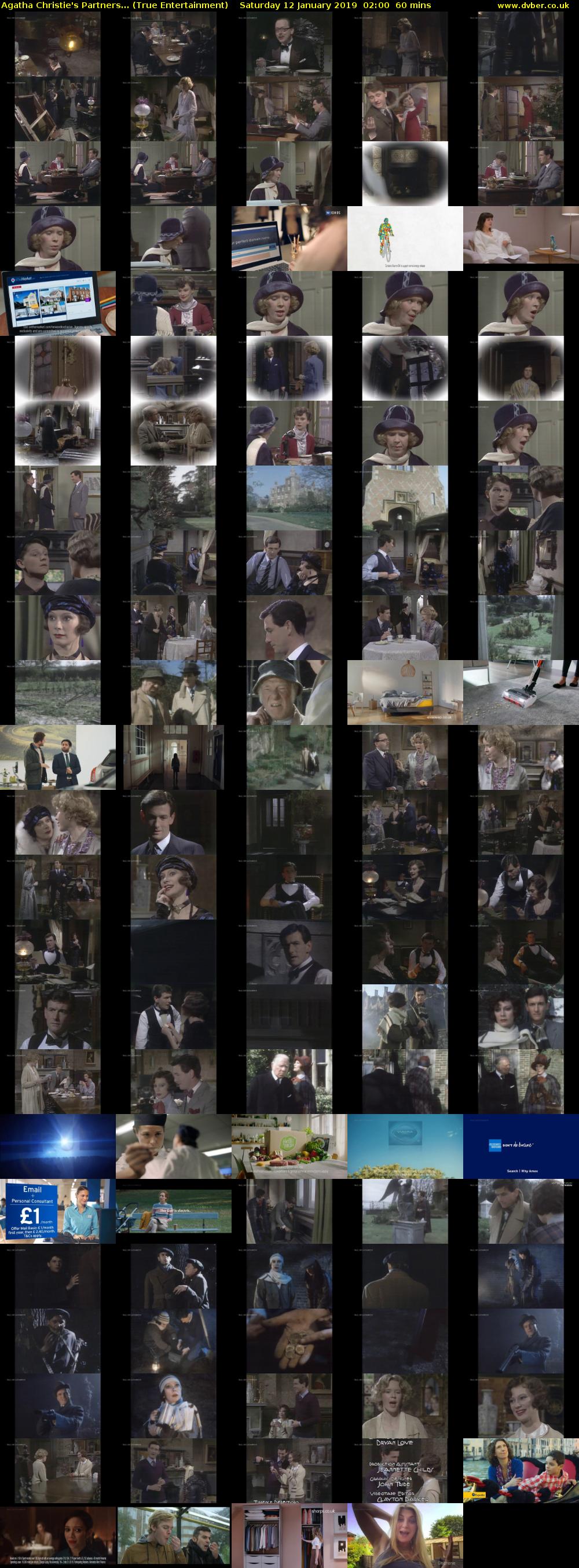 Agatha Christie's Partners... (True Entertainment) Saturday 12 January 2019 02:00 - 03:00