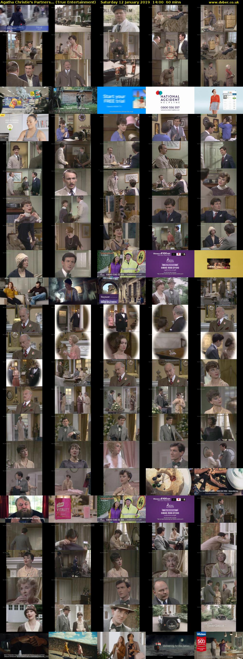 Agatha Christie's Partners... (True Entertainment) Saturday 12 January 2019 14:00 - 15:00