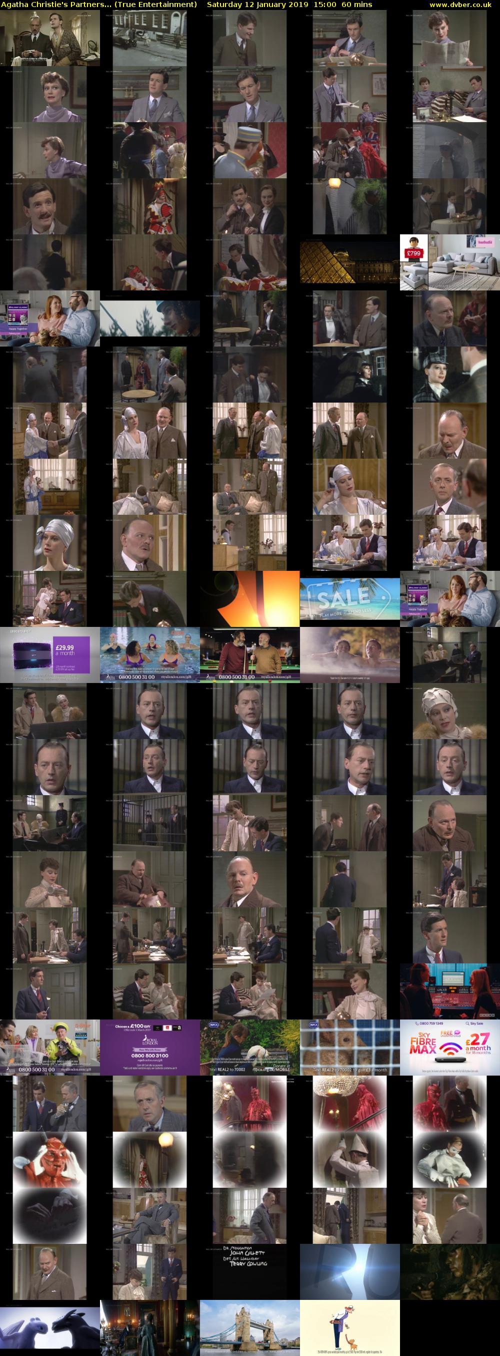 Agatha Christie's Partners... (True Entertainment) Saturday 12 January 2019 15:00 - 16:00