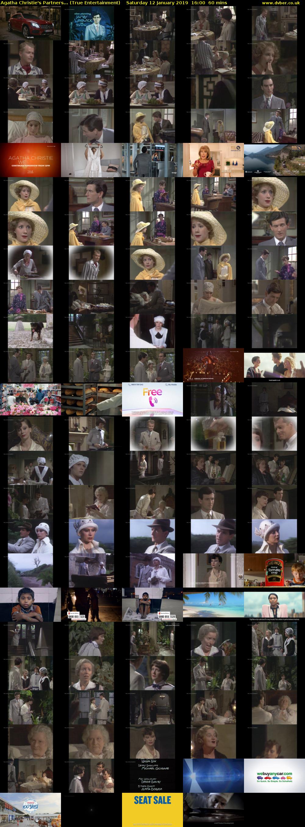 Agatha Christie's Partners... (True Entertainment) Saturday 12 January 2019 16:00 - 17:00