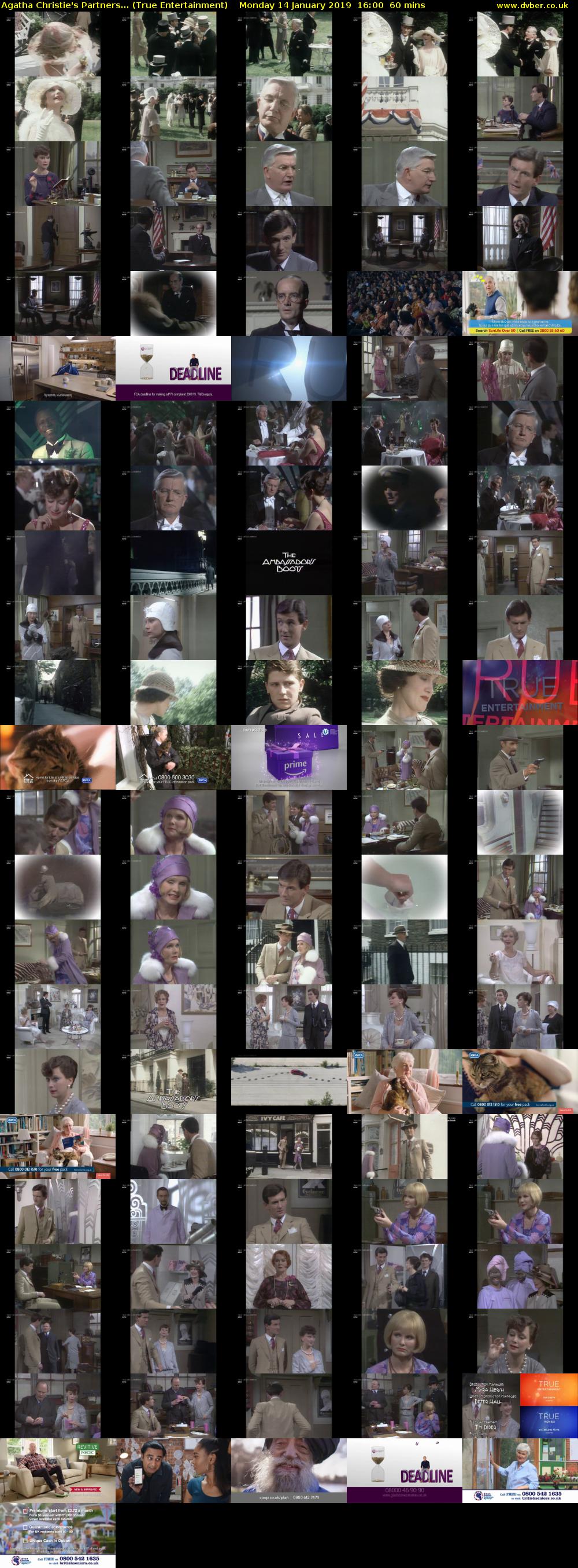 Agatha Christie's Partners... (True Entertainment) Monday 14 January 2019 16:00 - 17:00