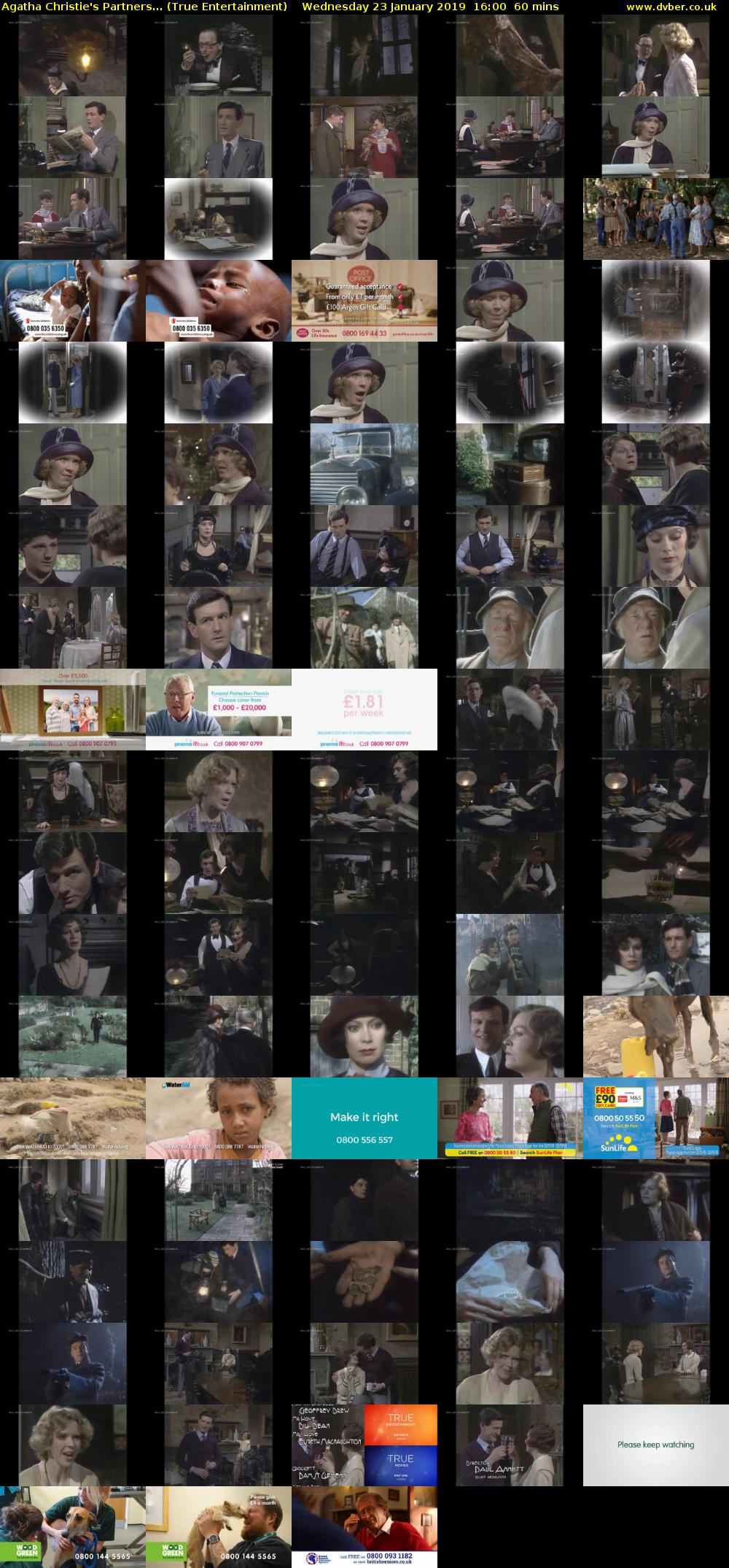 Agatha Christie's Partners... (True Entertainment) Wednesday 23 January 2019 16:00 - 17:00